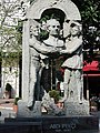 Abdi İpekçi monument in Nişantaşı.