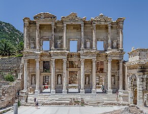 Library of Celsus, Ephesus, Turkey, unknown architect, c.112–120 AD[71]