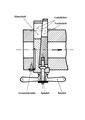 Illustration of the wedge lock of a C64.[10]