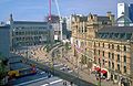 Image 50Manchester's Exchange Square undergoing extensive regeneration (from History of Manchester)