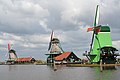 Image 56Oilmill De Zoeker, paintmill De Kat and paltrok sawmill De Gekroonde Poelenburg at the Zaanse Schans (from Windmill)