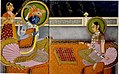 Image 35Krishna and Radha playing chaturanga on an 8×8 Ashtāpada (from History of chess)