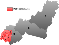 Location of Hengshan ("2") within Jixi City