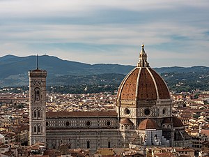 Early Renaissance - Florence Cathedral, Florence, Italy, by Arnolfo di Cambio, Filippo Brunelleschi and Emilio De Fabris, 1294–1436[171]