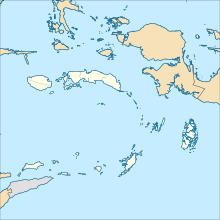 TTE is located in Maluku