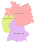 The Regionalligen from 2008 to 2012.