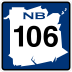 Route 106 marker