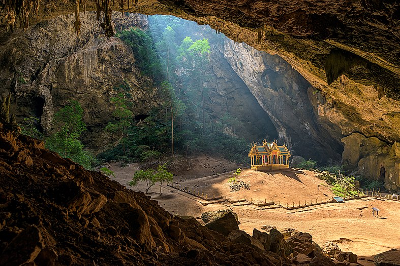 Second place: Royal pavilion in Phraya Nakhon Cave in Khao Sam Roi Yot National Park, Prachuap Khiri Khan province, Thailand Attribution: BerryJ (CC BY-SA 4.0)