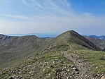 A photo of Wheeler Peak from Mount Walter