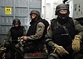 Turkish marines aboard USS Nassau stand by to conduct maritime interdiction operations, as part of exercise Phoenix Express 2007