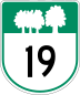 Route 19 marker