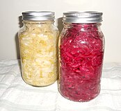 Homemade sauerkraut