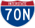 Interstate 70N marker