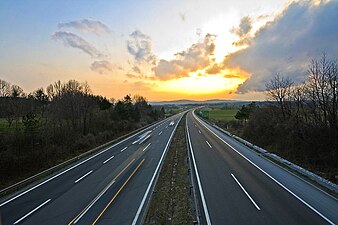 A1 near Postojna