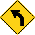 Curve to the left