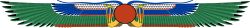 Heru-Behdeti, a form of Horus represented as a winged sun