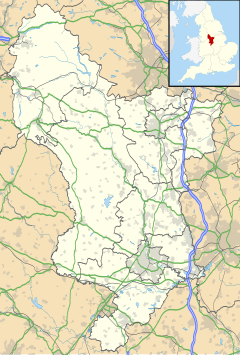 Castleton is located in Derbyshire