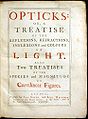 Image 35Isaac Newton's 1704 Opticks: or, A Treatise of the Reflexions, Refractions, Inflexions and Colours of Light (from Scientific Revolution)