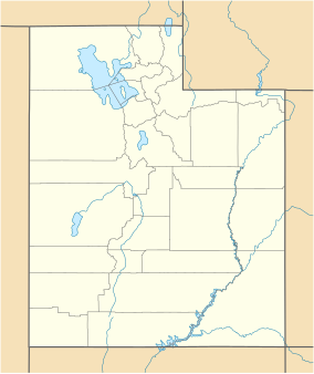 Map showing the location of Little Sahara Recreation Area