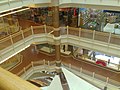 Inside the Myer Centre in 2007, before remodelling, looking down from the 5th floor