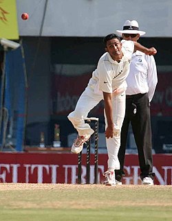 With 619 wickets, Anil Kumble is the world's fourth highest wicket-taker in Tests and India's highest Test and ODI wicket-taker.[89]