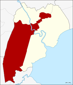 District location in Samut Songkhram province