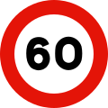 Velocidad máxima (60 km/h)