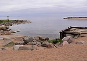 Gulf of Finland coast at Zelenogorsk