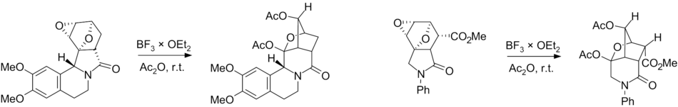 Some examples of Wagner-Meerwein rearrangement in heterocyclic series