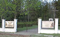 Holocaust cemetery in Nawcz for victims of the death march from Stutthof concentration camp