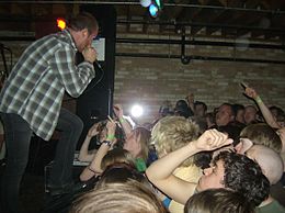 Still Remains' hometown farewell show in 2008 at Skelletones in Grand Rapids, Michigan.