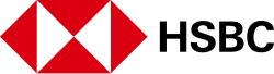 The logo of HSBC