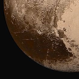 The "head" region of the Belton feature, with Sputnik Planitia at right