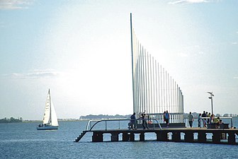 Pier on Lake Gómez