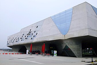 Phaeno Science Center, Wolfsburg, Germany, by Zaha Hadid, 2005[292]