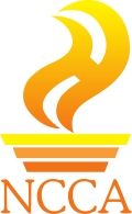 Logo of National Commission for Culture and the Arts, with the Baybayin letter ka stylized as an eternal flame