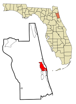 Location in St. Johns County and the U.S. state of Florida