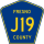 County Road J19 marker