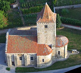 The church in Sainte-Thérence