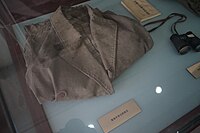 Zhou's raincoat and binoculars at the Northeast China Revolutionary Matyrs' Memorial Hall