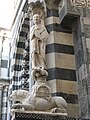 San Lorenzo's "Knifegrinder" sundial in Genoa, Italy[24]