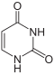 Chemical structure of uracil
