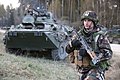 Hungarian soldier with an AK-63.