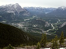 Aerial view of town