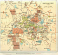 Image 8Bangalore city map, circa 1924 from "Murray's 1924 Handbook", with the pete and Cantonment areas clearly visible. (from History of Bangalore)