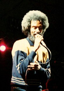 Scott-Heron performing at WOMAD in Bristol, England, 1986