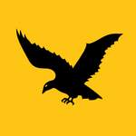 Raven banner used by Hirden in Norway.