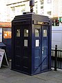 Image 21A police box outside Earl's Court tube station in London, built in 1996 and based on the 1929 Gilbert Mackenzie Trench design