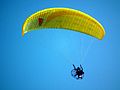 Paragliding at the beach