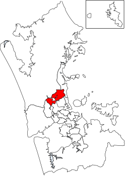 Location of Upper Harbour